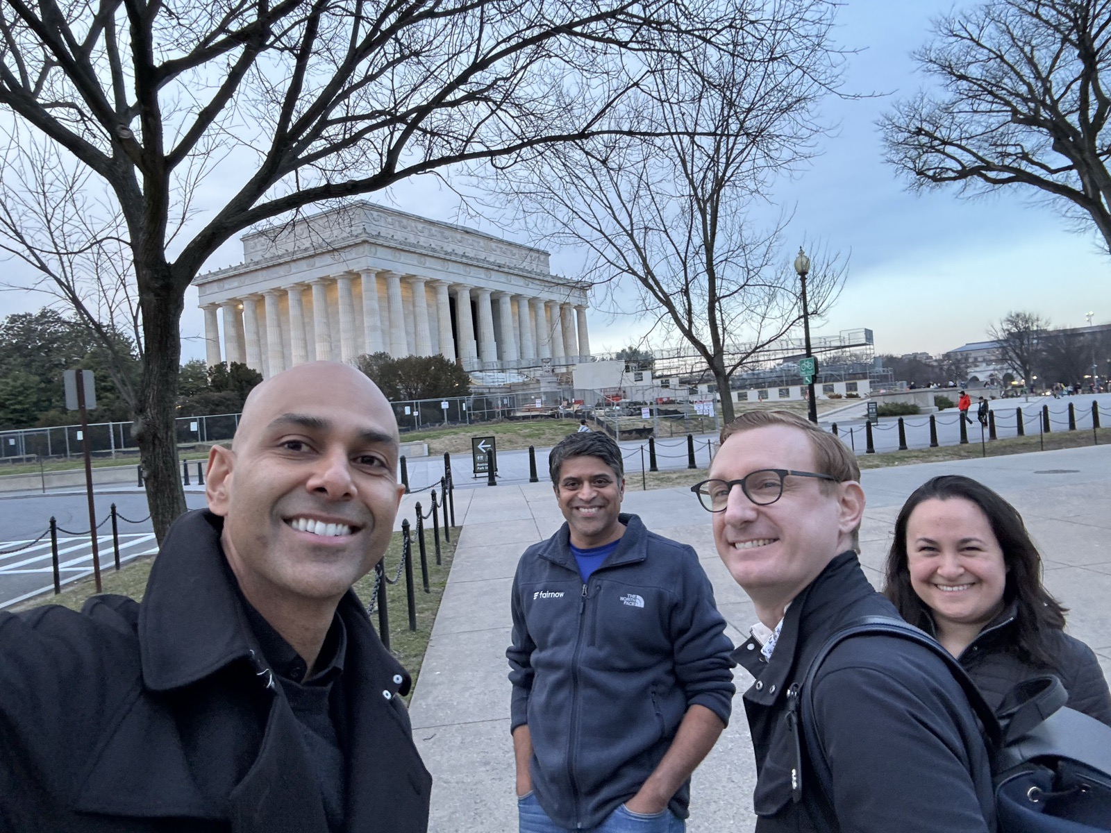 The FairNow team outdoors